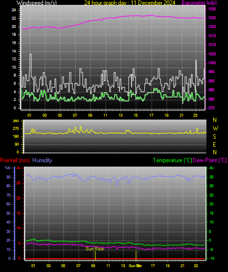 24 Hour Graph for Day 11