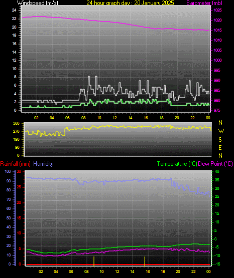 24 Hour Graph for Day 20