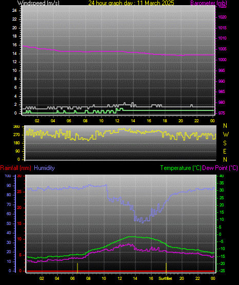 24 Hour Graph for Day 11