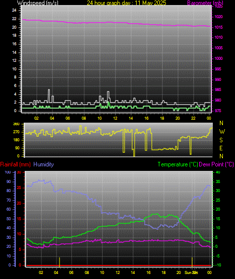 24 Hour Graph for Day 11